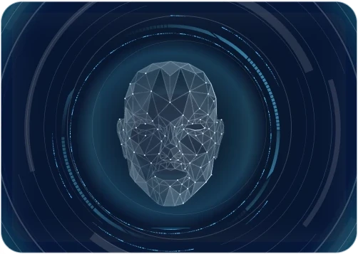 Facial recognition scan